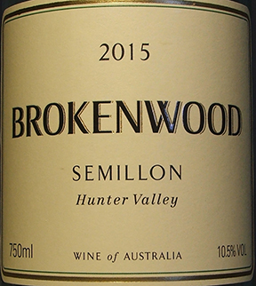 2018-11-09 Brokenwood Semillon   Hunter Valley 2015.jpg